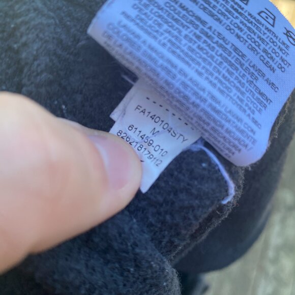 Nike Club Cuff Pants Swoosh Mens Sweatpants Joggers Medium Black - Picture 4 of 6